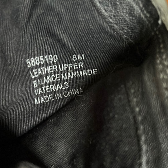 Black Leather Ankle Cowboy Boots - Picture 6 of 7